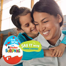Now, with Kinder Surprise, you can share little messages with great meaning  and create special little moments with your children. Find Kinder Surprise  messages in main retailers.