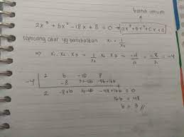 We did not find results for: Diketahui Persamaan Suku Banyak 2x 3 Bx 2 18x 8 0 Mempunyai Sepasang Akar Yang Saling Berkebalikan Brainly Co Id