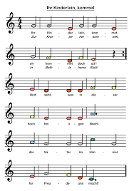 Weihnachtslied Ihr Kinderlein Kommet Musik Fur Kinder Weihnachtslieder Kinder Musik Noten Lernen