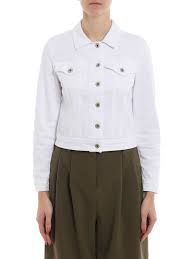 Découvrez les dernières tendances chez new look. Dondup Veste En Jean Blanc Vestes En Denim Dj030bs0009ptd000