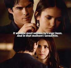 Love sad love vampire diaries quotes. Tvd 6x02 The Moment Elena Loved Damon Vampire Diaries Funny Vampire Diaries Damon Vampire Diaries Quotes