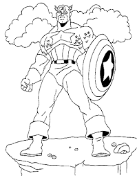 Capitan America I Disegni Da Stampare E Colorare Gratis Foto Pagine Da Colorare Disney Disegni Libri Da Colorare