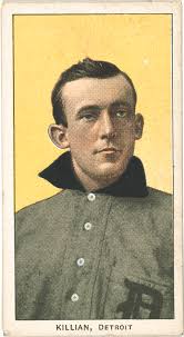 Ed Killian, Detroit Tigers, baseball card portrait]