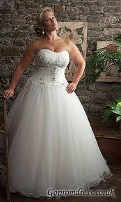 Plus Size Wedding Dress Wedding Dresses Strapless Organza Wedding Gowns Tulle Wedding Dress