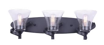 Suitable for installation in dry and damp locations. Patriot Lighting Dee Matte Black 3 Light Vanity Light At Menards