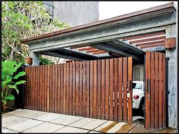 Pagar Kayu Rumah Minimalis Sederhana Pagar Kayu Modern Rumah Minimalis