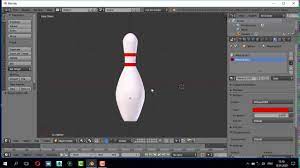 Bowling Pin 3D Modeling in Blender - YouTube