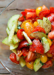 Cucumber Tomato Salad Best Salad Recipes Tomato Salad Recipes Healthy Eating