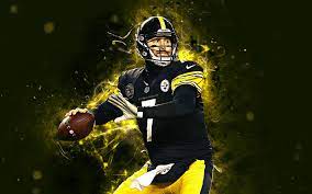 Download Wallpapers 4k Ben Roethlisberger Abstract Art Quarterback American Football Nfl Pittsburgh Steelers Roethlisberger National Football League Ne American Football National Football League Football League