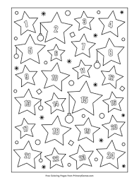 I don't know about you, but i am always looking for more advent coloring pages for my children to use during the christmas season. Christmas Advent Coloring Page Free Printable Pdf From Primarygames
