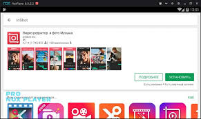 как скачать приложения из плей маркет на компьютер ноутбук Skachat Inshot Na Kompyuter I Noutbuk Windows 7 8 10 Besplatno C Plej Marketa Cherez Nox