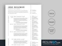 Minimal to maxal creative examples. Klotho Simple And Creative Resume Template Resumgo Com
