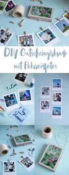 Diy Gutschein Girlande Aus Polaroid Fotos Diy Geschenkideen Polaroid Foto Geschenke Foto Girlande
