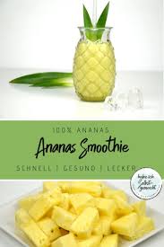 Reiner Ananas Smoothie Rezept Ananas Smoothie Ananas Smoothie Rezepte Entgiftende Lebensmittel