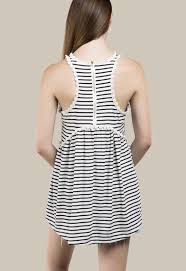 Black And White Striped Tank Top Outfit Babydoll Striped Tank Fashion Striped Top Outfit Trendy Dresses