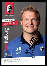 Jonathan Schaller Autogrammkarte SC Freiburg 2014-15 Original + A 99403