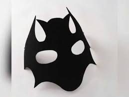 как сделать маску из бумаги своими руками для детей Lajfhak Maska Na Hellouin Dlya Detej Besplatnyj Master Klass Po Teme Krojka I Shite Svoimi Rukami Poshagovo S Foto Detskie Podelki Maski Fetr