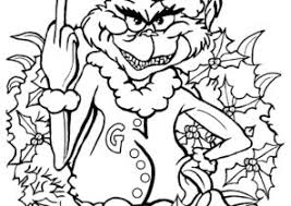 The best free, printable christmas coloring pages! The Grinch Coloring Pages Coloring4free Com