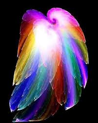 Bright And Beautiful Colored Angel Wings Angel Painting Archangel Gabriel Angel Art