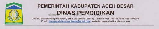 Hasan krueng kalee pengumuman dari :1. Kop Surat Dinas Pendidikan Aceh Besar Contoh Kop Surat
