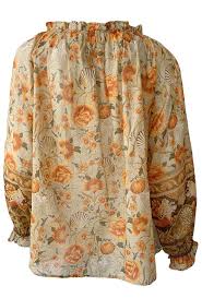 Spell The Gypsy Collective Seashell Blouse Sand Garmentory