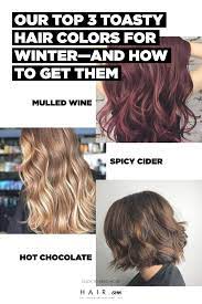 Toasty Hair Colors For Winter The 3 Trendiest Hues To Try Hair Com By L Oreal Hair Color Winter Hair Color Lighten Dyed Hair