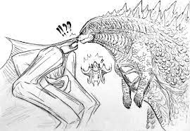 Well i do i have three. Godzilla X Femuto Snout To Snout By Vipery 07art Godzilla Comics Godzilla Funny Kaiju Art