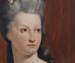 Attributed to Luigi Vigotti (Italian, 1807-1861) Portrait of Marie  Antoinette sold at auction