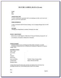 Make sure you are using the correct resume template to draft your accounting and finance resume. Resume Format Examples For Freshers Vincegray2014