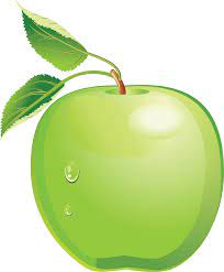 Transparency Apple Transparent Image Green Apple Fruit Cartoon Fruits Drawing