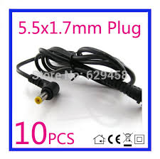 Choose from european 230vac and american 120vac plugs. Business Industrial 10 Pcs 5 5x1 7mm Dc Plug Power Charger Cord Cable Adapters F Acer Laptop Kullumanali Com