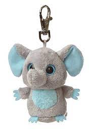 Tinee Yoohoo Plush Elephant Clip On By Aurora 29059 Elephant Plush Elephant Backpack Decoration