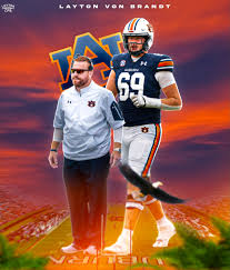Auburn just got a commitment from 4-star OT Layton von Brandt 🦅 @layton.vonbrandt  Von Brandt is the No. 6 ranked OT in the class and No. 40 overall prospect  in the SC
