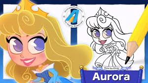 How To Draw Disney Sleeping Beauty Princess Aurora Cute Kawaii Fun And Easy Easy Drawings Princess Drawings Drawings