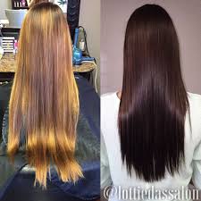 Before After Rich Chocolate Brown Hair Color Hair Color Chocolate Rich Chocolate Brown Hair Brown Blonde Hair
