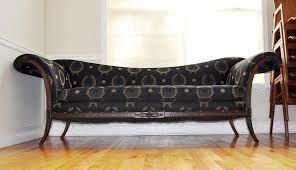 Early 20th Century Antique Edwardian Long Wing Back Sofa On Chairish Com Bar Interior Design Sofa Price Danish Furniture