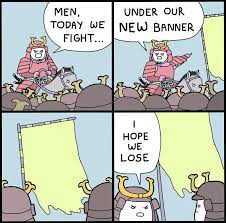 Making memes has become easier with the excellent tools and meme templates offered by invideo. Today We Fight Under Our New Banner Know Your Meme
