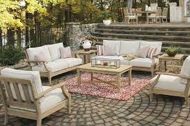 Clare View Beige Outdoor Living Room Set With Cushion Outdoor Patio Furniture Sets Outdoor Living Room Outdoor Patio Furniture