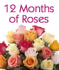Flowers delivered for a year. Roses Delivered Monthly A Year Of Roses