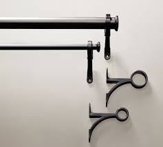 Check spelling or type a new query. Pottery Barn Pewter 1 25 Standard Curtain Drape Rod Small 28 48 Curtain Rods Hardware Window Treatments Hardware