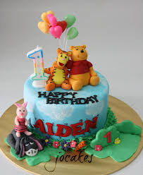Birthday Cake Ideas For 1 Year Old Boy Winnie The Pooh And Friends Cake Jocakes Cool Birthday Cakes Boy Birthday Cake One Year Birthday Cake
