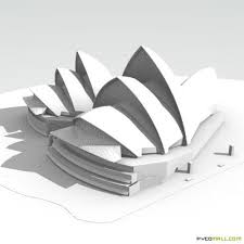 Sydney Opera House Australia Paper Models Sydney Opera House Architecture Model