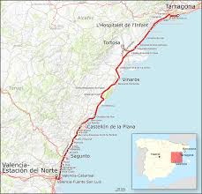 Los dos circuitos de karts más cercanos a valencia, dentro del parque natural de la albufera. Datei Karte Bahnstrecke Tarragona Valencia Png Wikipedia