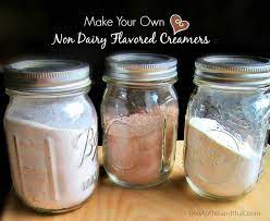 Diy Non Dairy Flavored Coffee Creamers Flavored Coffee Creamer Coffee Creamer Recipe Powder Coffee Creamer