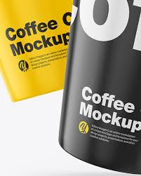 Download Glossy Coffee Cups Mockup In Cup Bowl Mockups On Yellow Images Object Mockups Yellowimages Mockups