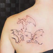 Dragon Tattoo Smaug Hungarian Horntail And Drogon Tattoos Dragon Tattoo Tattoos For Guys