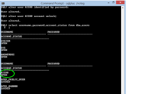 C:\> sqlplus /nolog connect as sysdba: How To Reset Password For A Locked Oracle Sql Developer Account Myarchibook