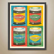 Vegemite Multiple Pop Art Print Hardtofind Pop Art Pop Art Print Art Prints