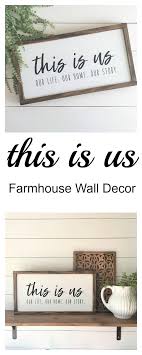 This Is Us Our Life Our Home Our Story Farmhouse Framed Wood Sign Decor 12 X22 Family Wood Kitchen Sign Diy Family Wood Signs Farmhouse Kitchen Signs