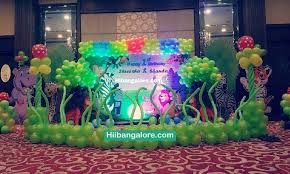 Safari birthday decorations jungle theme party supplies included birthday banner hat sash animal balloons for kids boys birthday decor. 3d Theme Birthday Party Decorations Best Birthday Party Organisers Balloon Decorators Birthday Party Caterers In Bangalore
